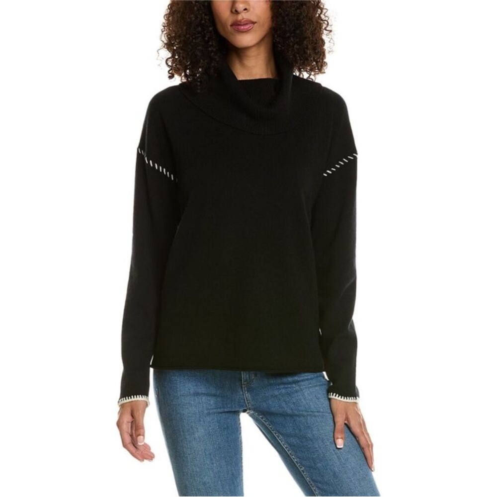 Johnny Was Rhode Cowl Neck Wool & Cashmere-Blend Sweater